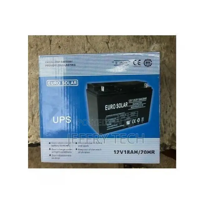 12v/18Ah Lead Acid Battery With Nut Bolt