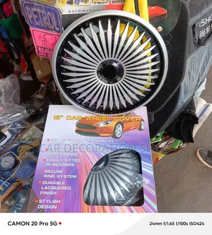 15inch Clip_on Snap_on Wheel Hubcap in 4pc Set