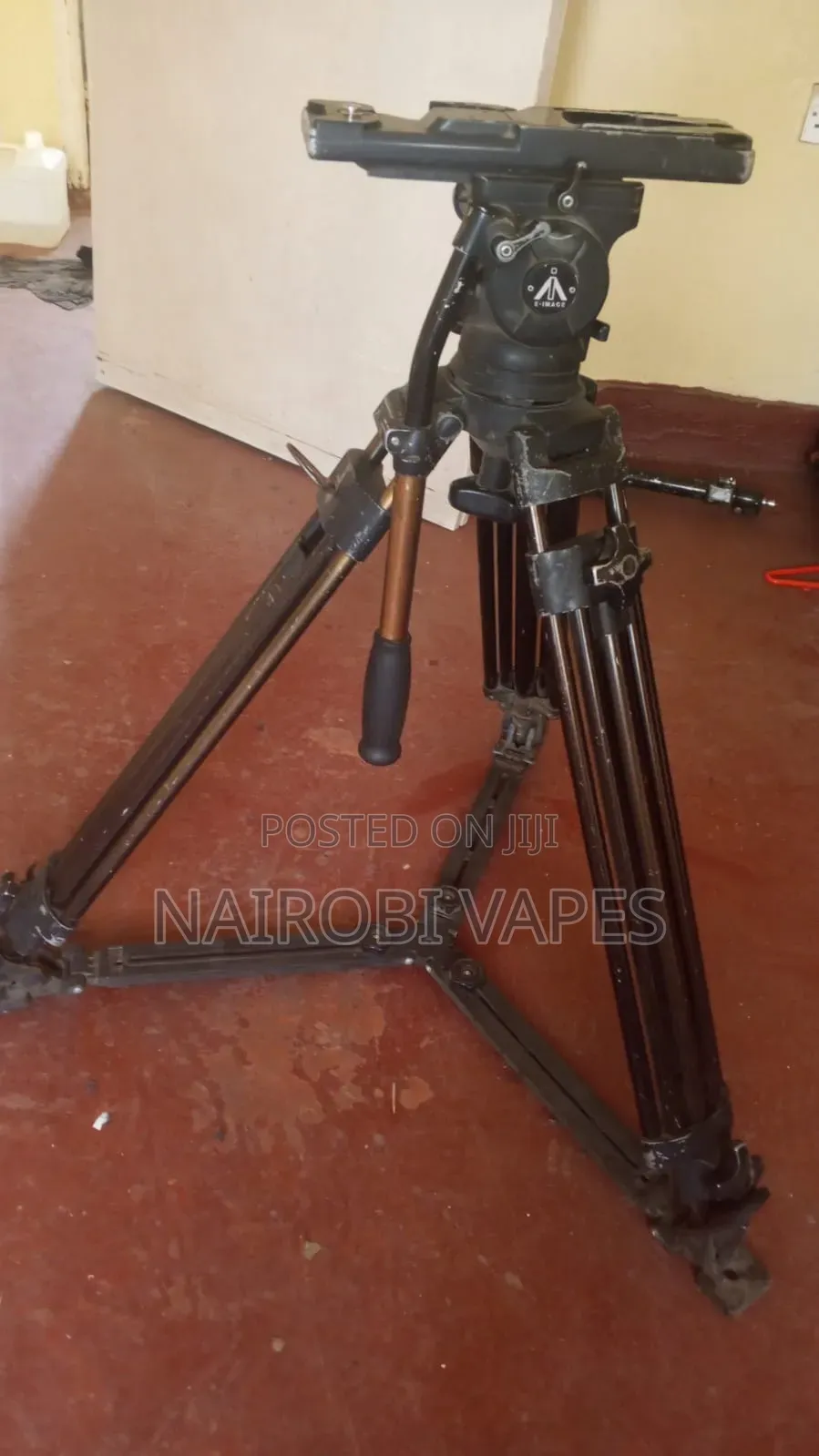 Used E-Image 710A Heavy-Duty Professional Video Tripod