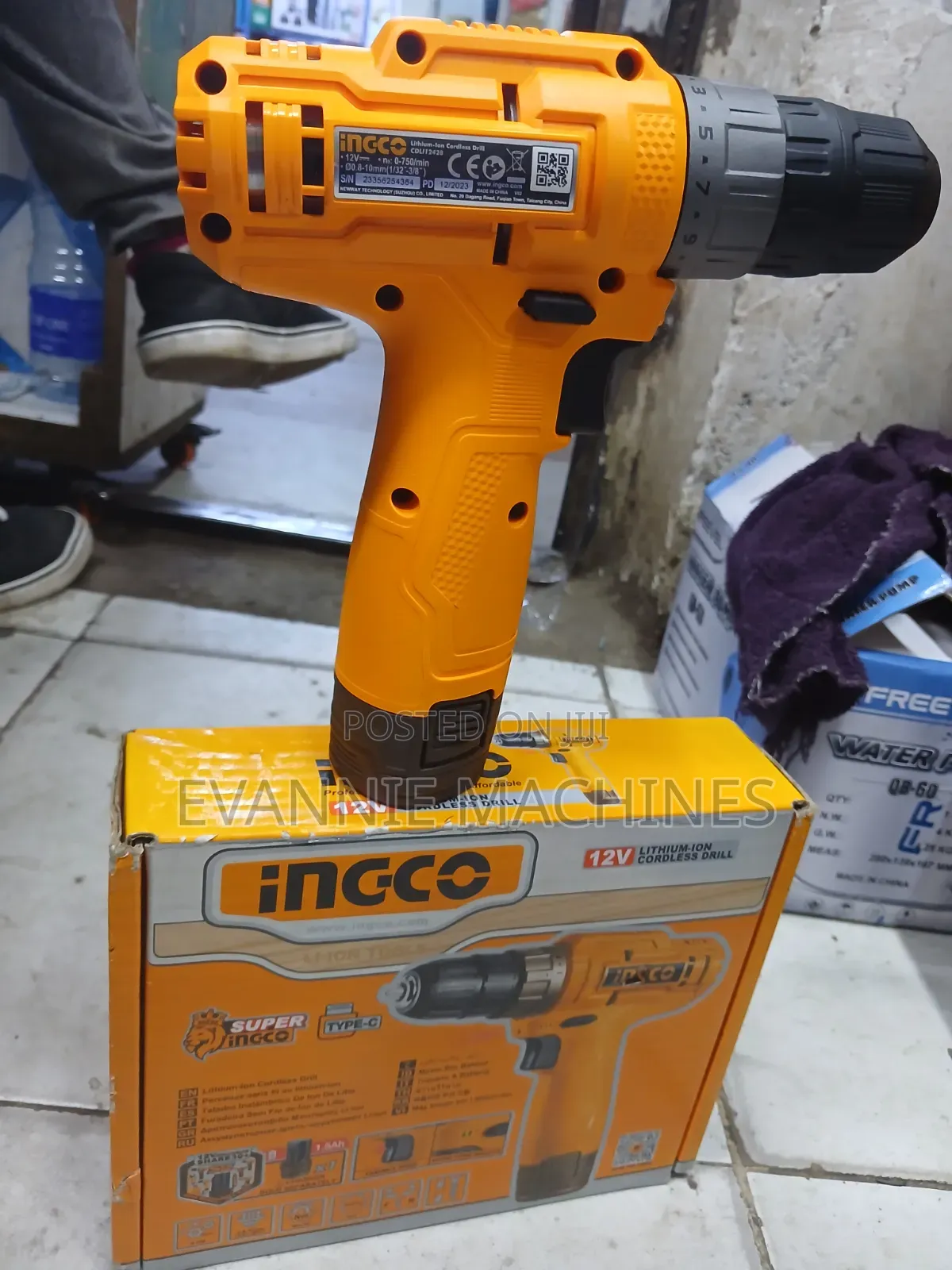 12v Ingco Cordless Drill