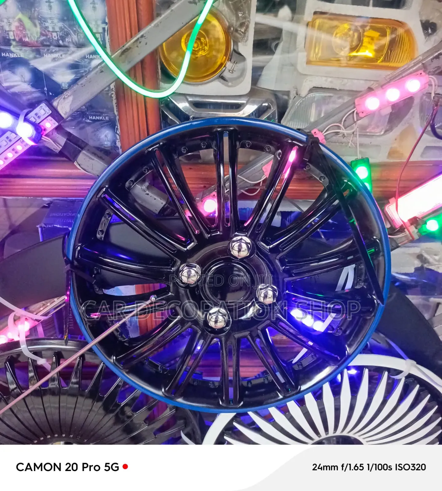 13inch Gloss Black Wheel Trims Designed to Update Styling Car Wheels