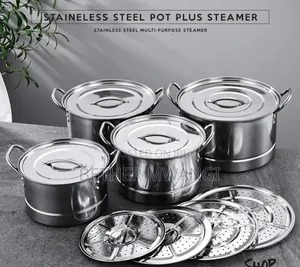 14Pc Stainless Steel Pots/Steamer in Kenya