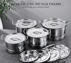 14Pc Stainless Steel Pots/Steamer in Kenya