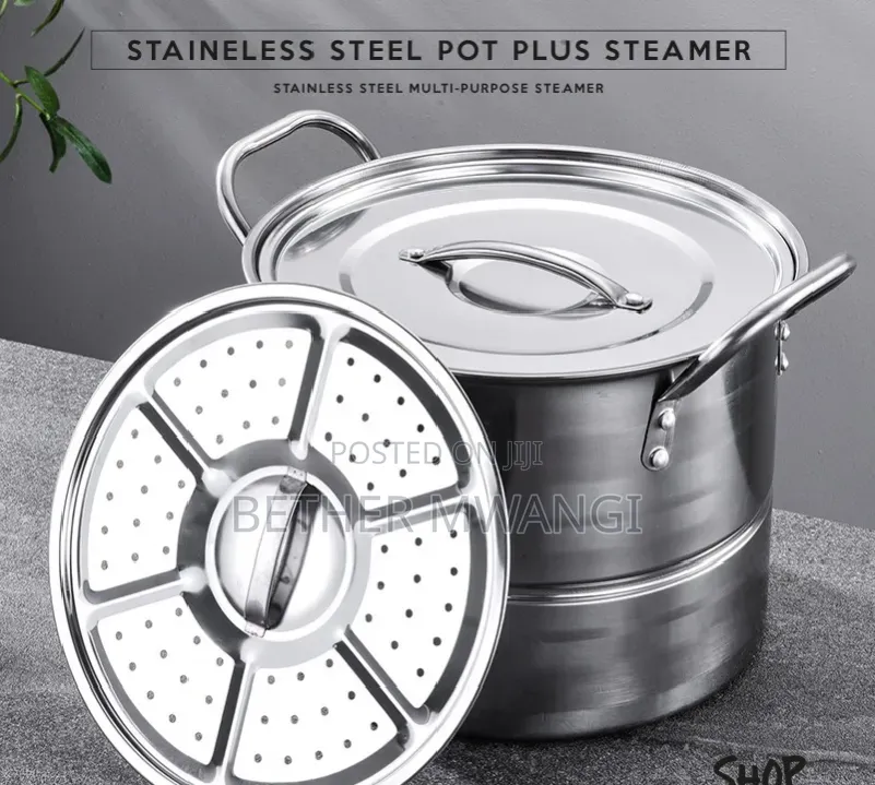 14Pc Stainless Steel Pots/Steamer in Kenya