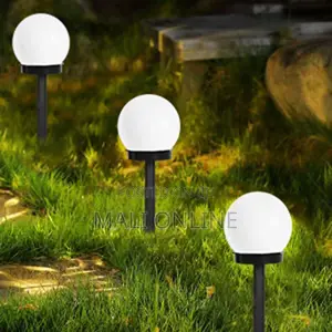 6 Pack Solar Ball Lights Outdoor LED Garden Lamps Landscape Decor
