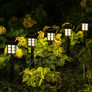 6Pack LED Solar Pathway Lights Outdoor Garden Landscape Lawn Yard Lamp