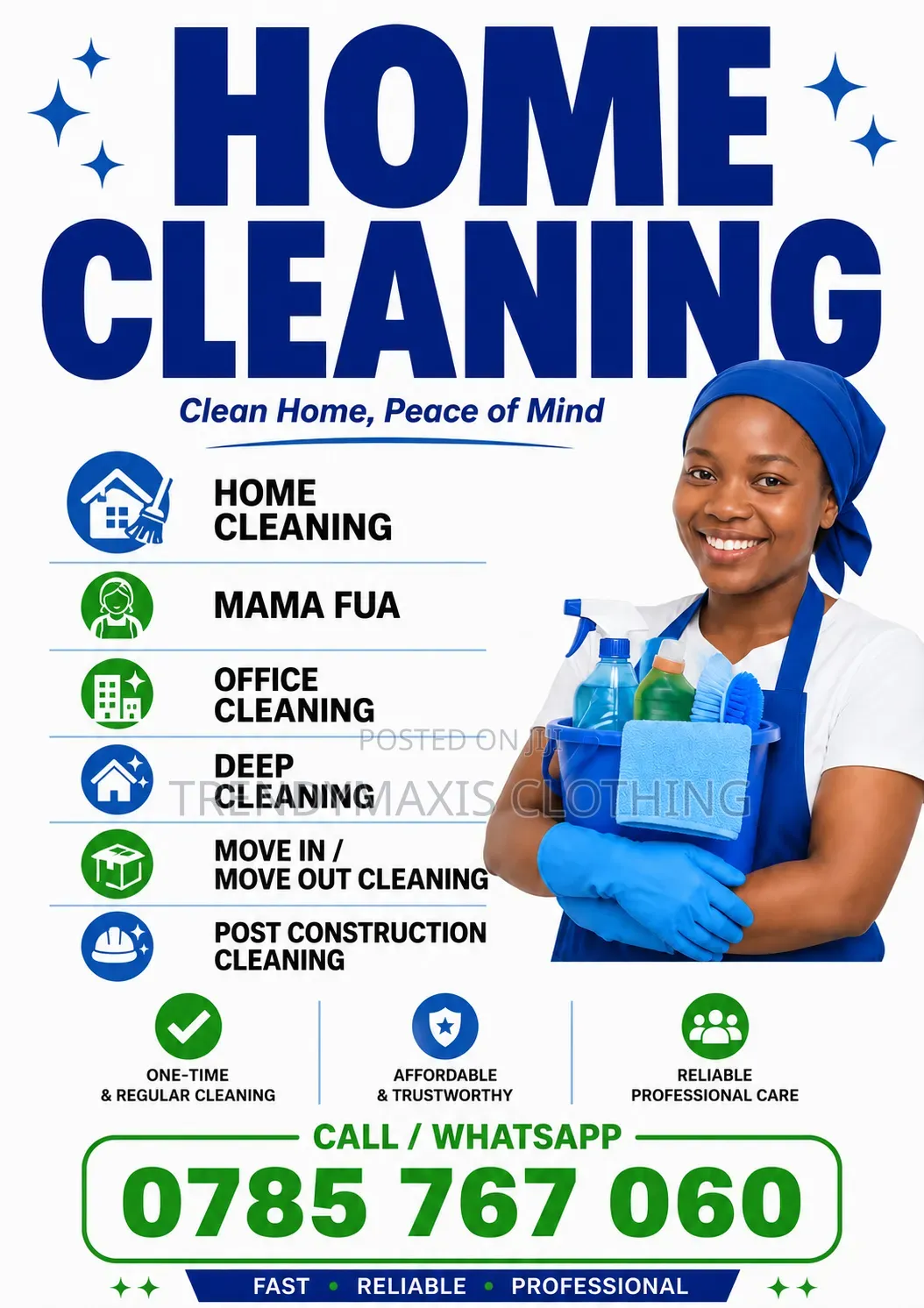 Home Cleaning /Mama Fua /Laundry Services