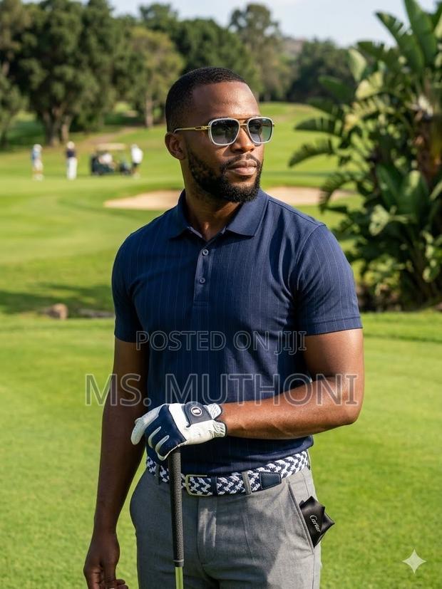 Polarized Cartier Double-Bridge Aviator-Style Square Sunglasses