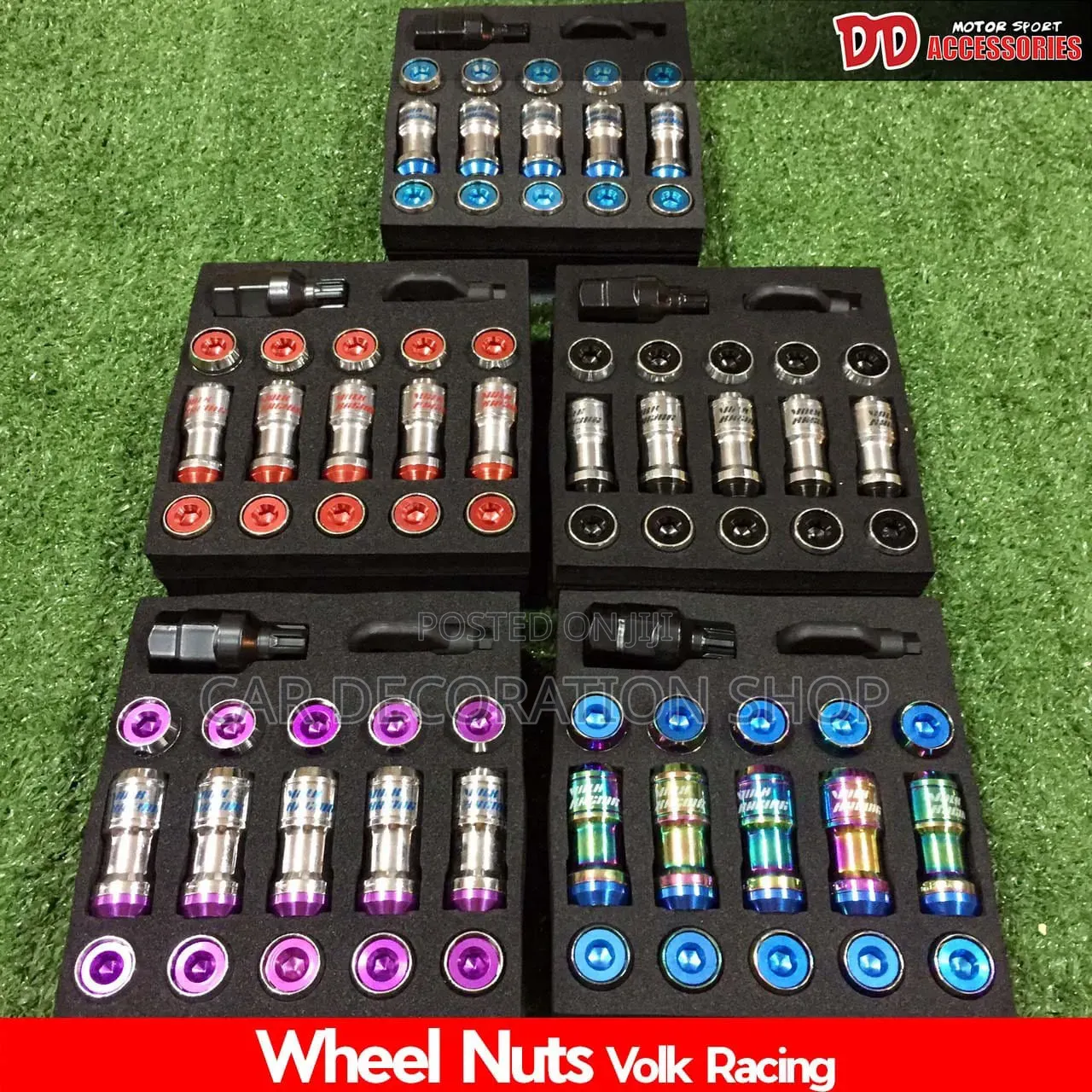 Volk Racing Formula Style Extended Wheel Lug Nuts With Security Key