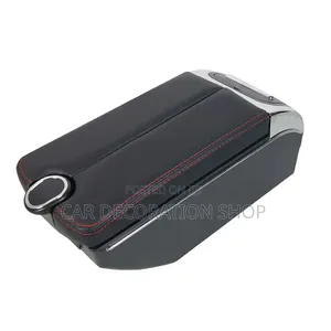 Universal Multi Layer Car Center Console Armrest Box With Double Door