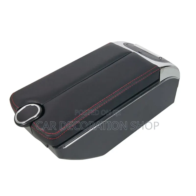 Universal Multi Layer Car Center Console Armrest Box With Double Door
