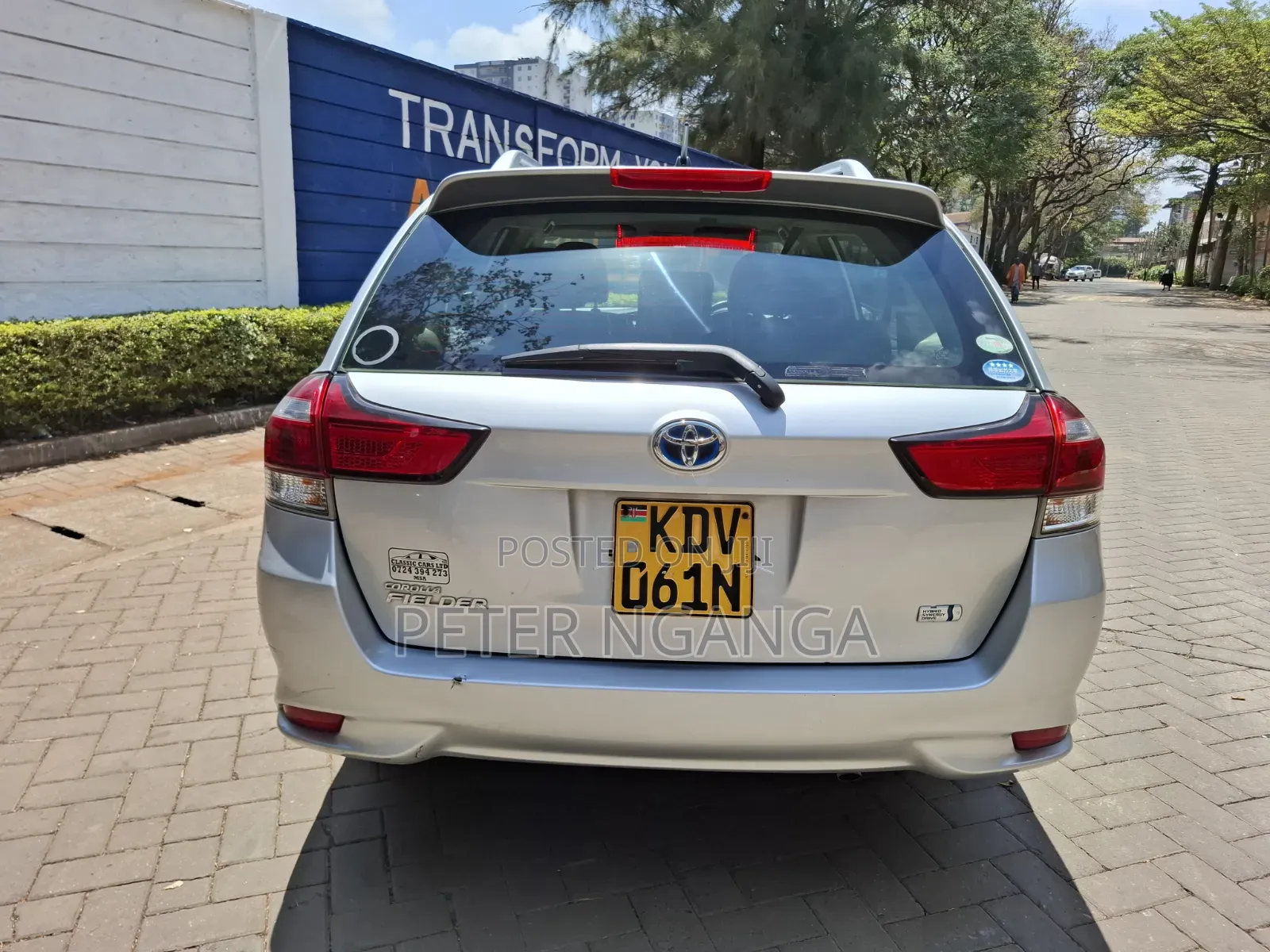 Toyota Corolla Fielder 2018 Silver