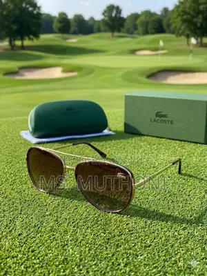 Lacoste Sports-Inspired Double-Bridge Metal Eyewear