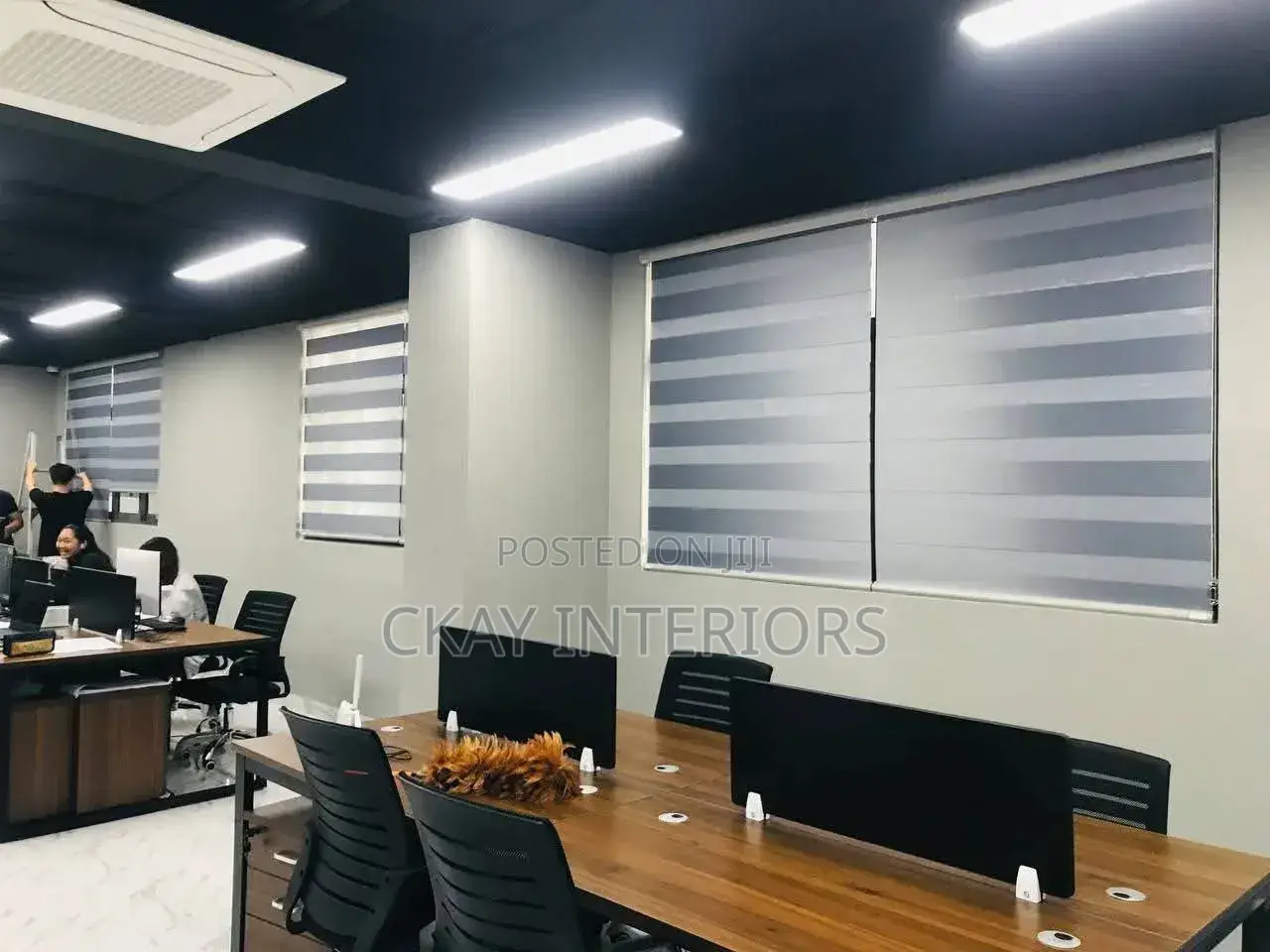 Create an Inviting Atmosphere With Elegant Horizontal Blinds.