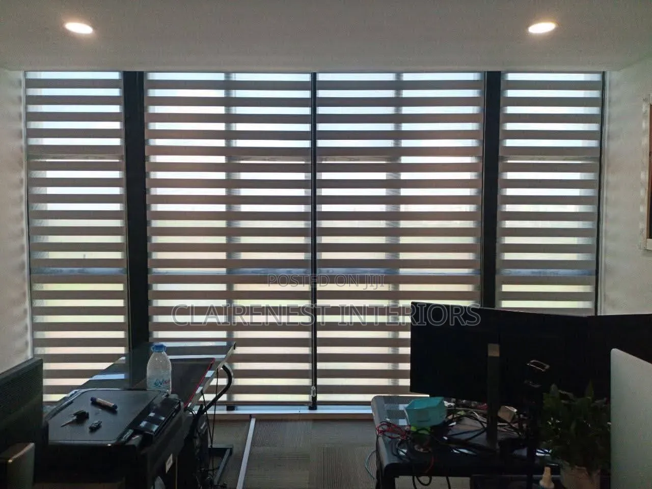 Create an Inviting Atmosphere With Elegant Horizontal Blinds.