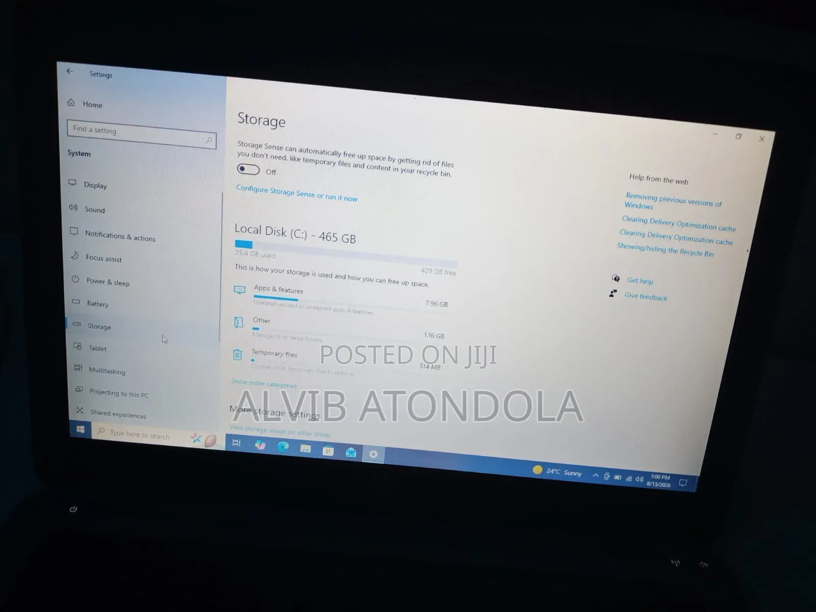 Laptop HP 240 G1 8GB Intel Core i5 SSD 256GB