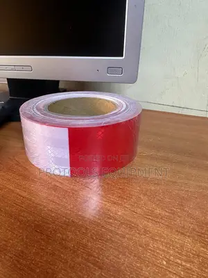 WhiteRed Reflective Tape