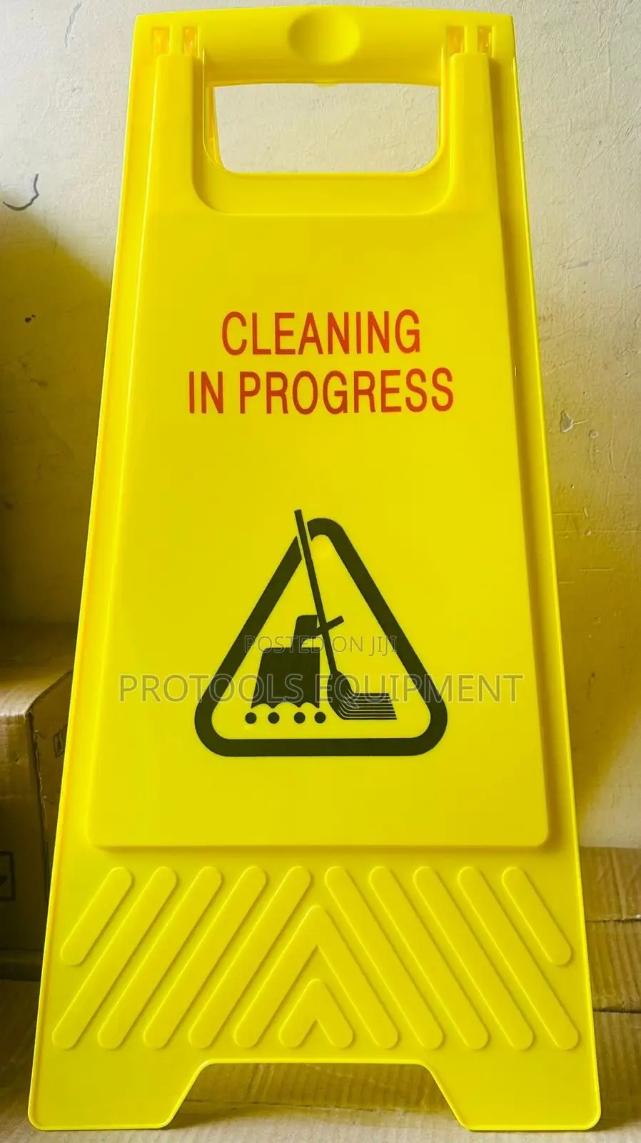 Cleaning Caution signage