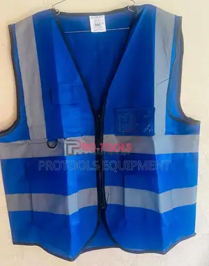 Blue reflector jacket