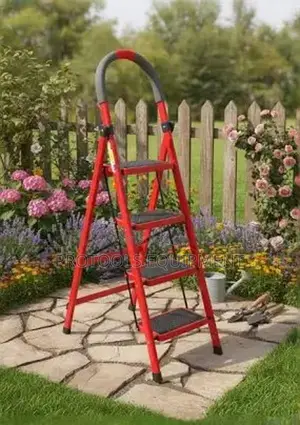 4 steps steel step ladder
