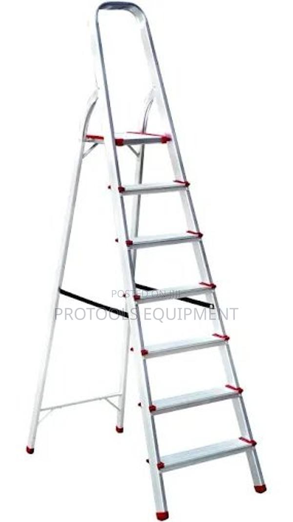 7 step aluminum step ladder