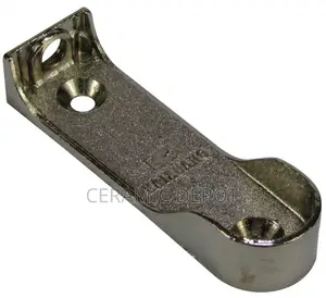 Chrome Bracket Oval Pipe CB16