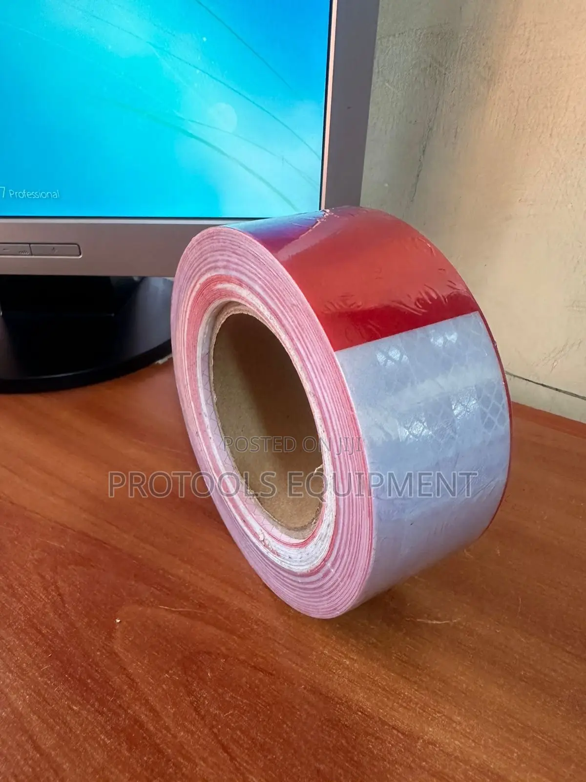 WhiteRed Reflective Tape