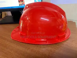 light red helmet