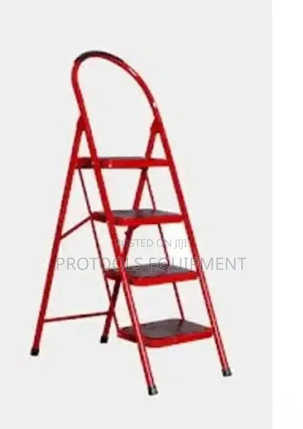4 steps steel step ladder