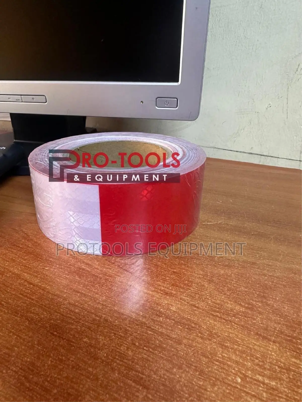 WhiteRed Reflective Tape