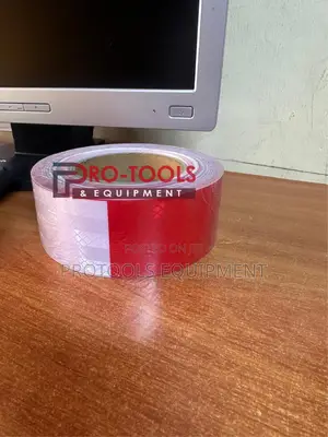 WhiteRed Reflective Tape