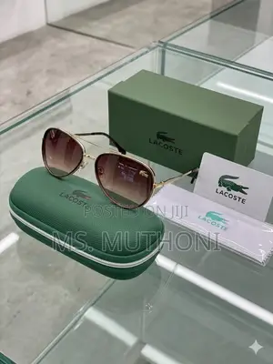 Unisex Polarized Lacoste Aviators