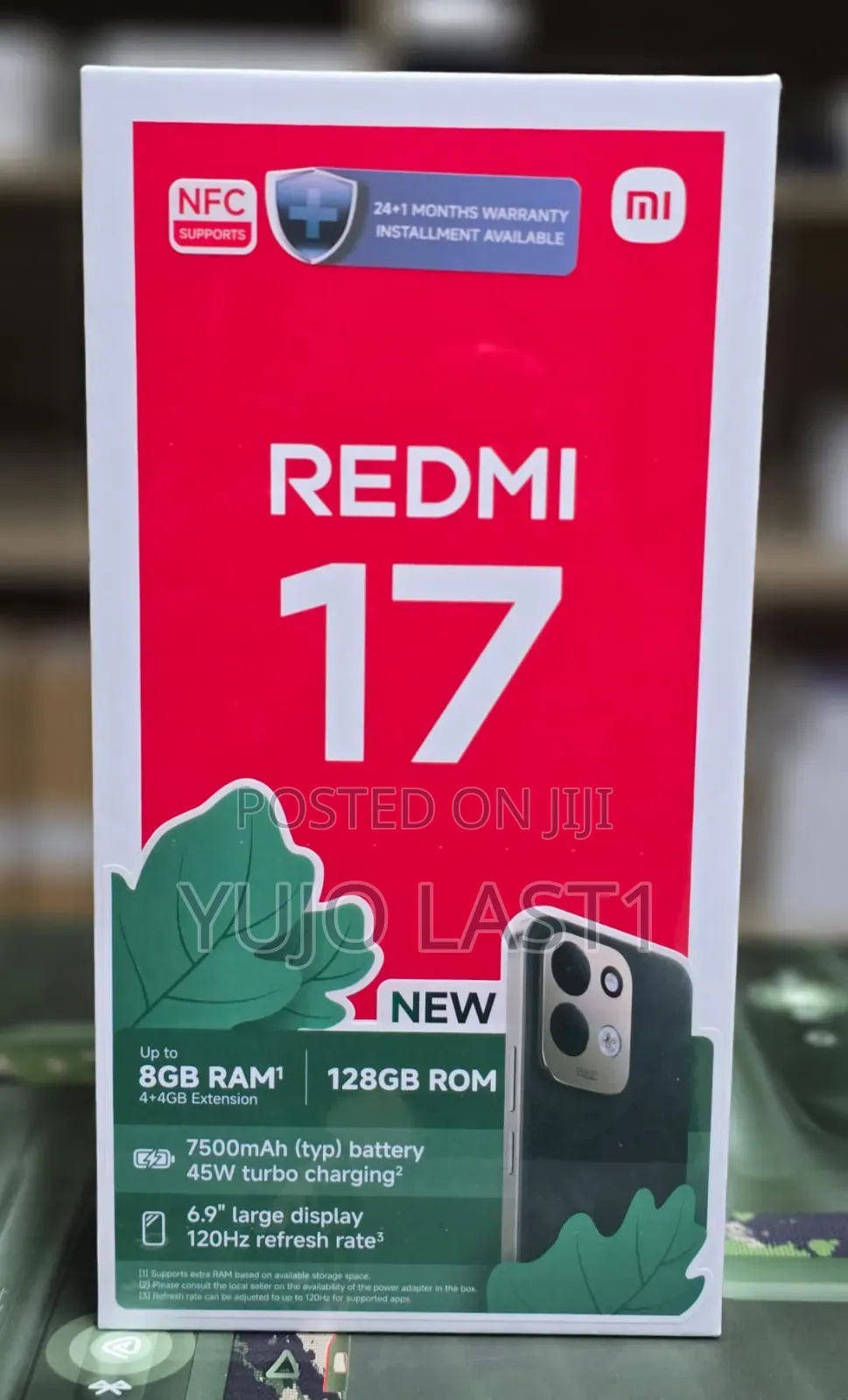 New Xiaomi Redmi 17 256 GB Green