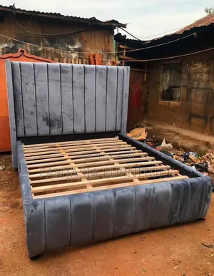 5 by 6 Grey Bed + Free Delivery/Payment on Delivery