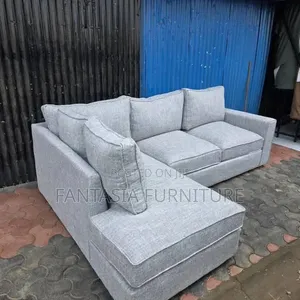 Grey Sectional Sofa (5-Seater)