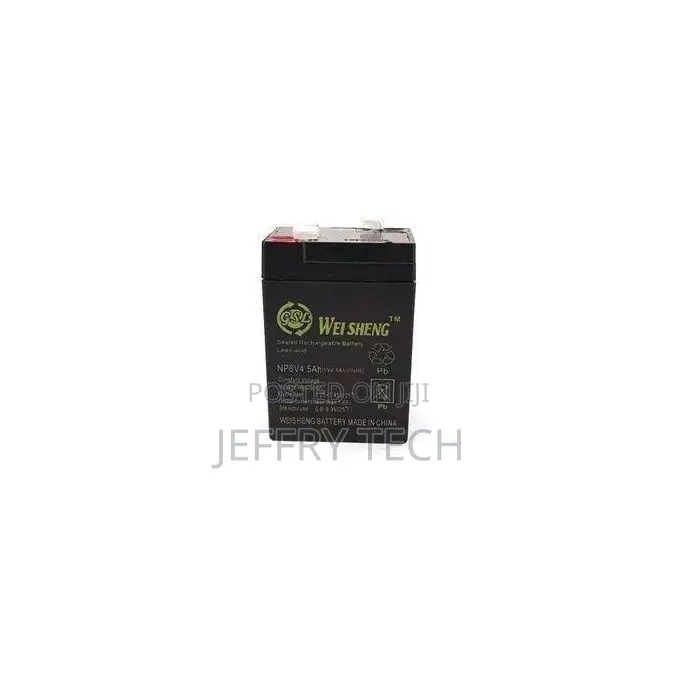 6V 5Ah Weisheng Rechargeable Battery
