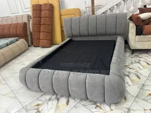 Grey 5 by 6 Bed Bubble Beds