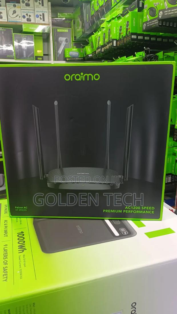 Oraimo Falcon AC Dual Band WiFi 5 Router | 2.4G + 5G
