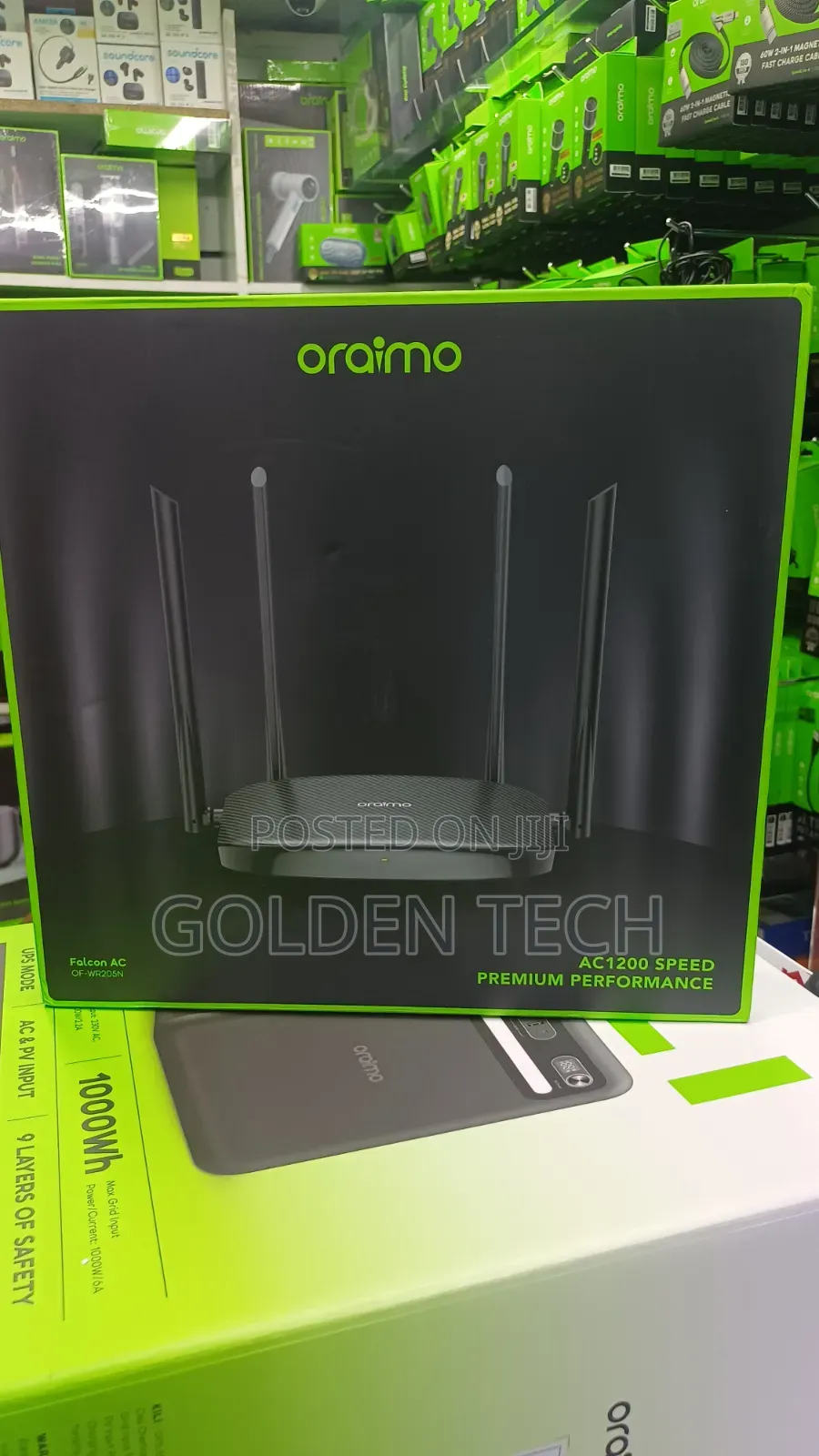 Oraimo Falcon AC Dual Band WiFi 5 Router | 2.4G + 5G