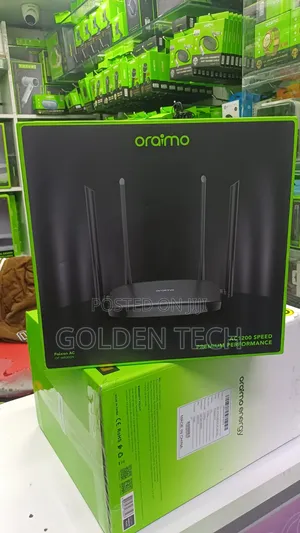 Oraimo Falcon WiFi 5 AC Router – 1200Mbps Dual Band + 4 LAN Ports