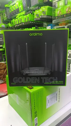 Oraimo Falcon WiFi 5 AC Router – 1200Mbps Dual Band + 4 LAN Ports