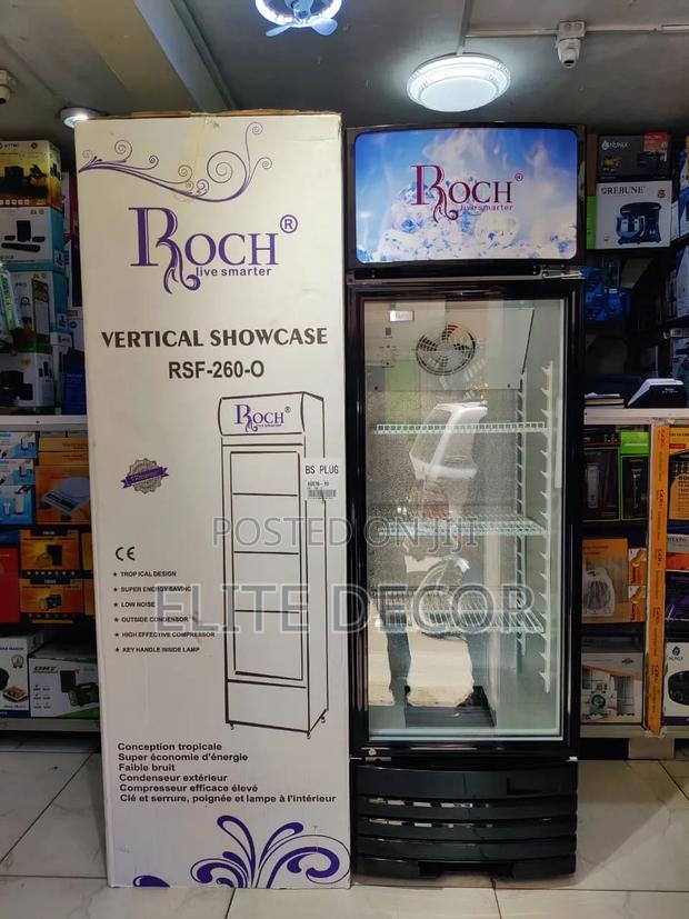 Roch 209L Showcase Display Fridge – Glass Door Beverage Cooler