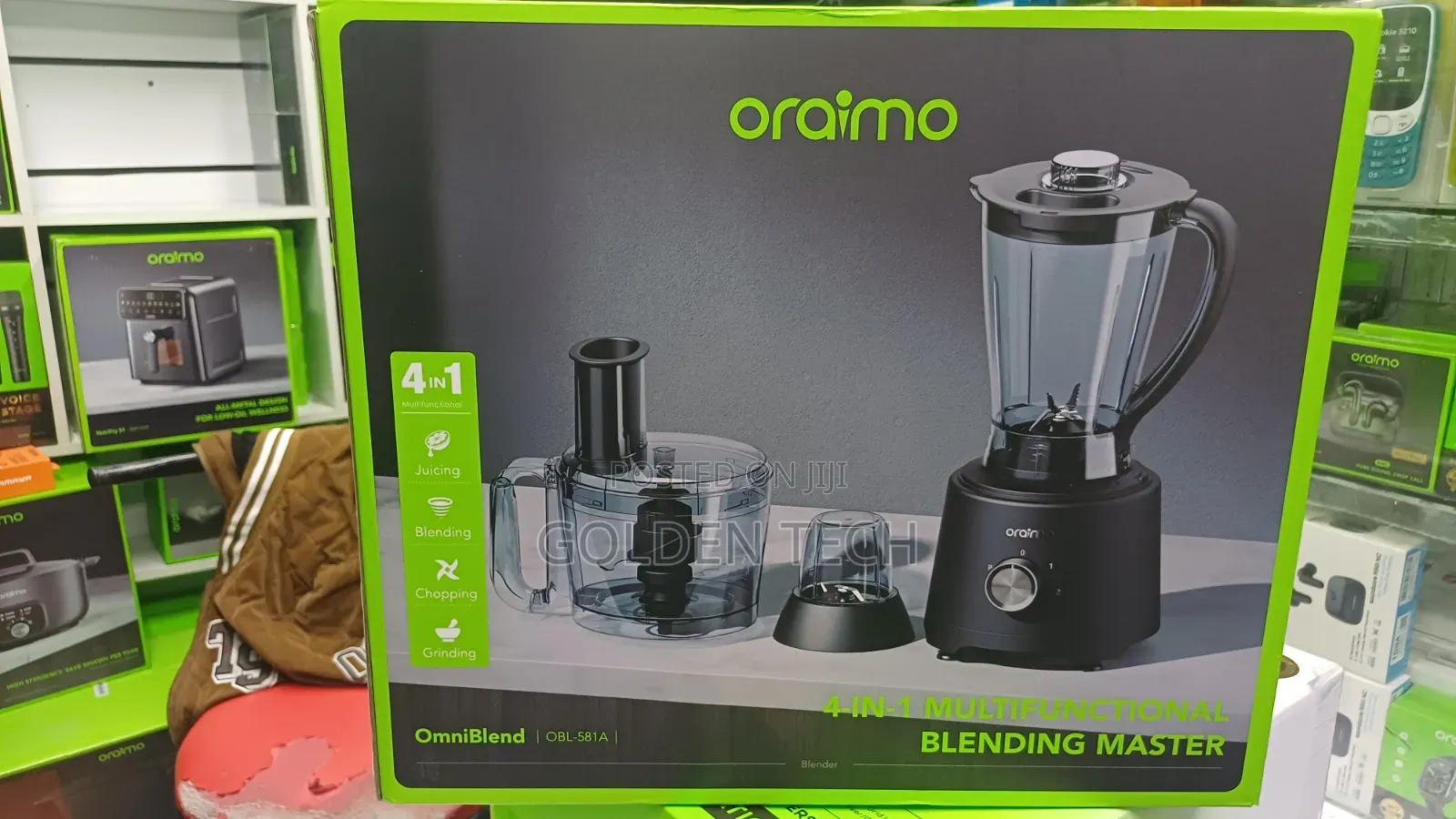 Oraimo OmniBlend OBL-581A 1500W 4-in-1 Multifunctional Blender