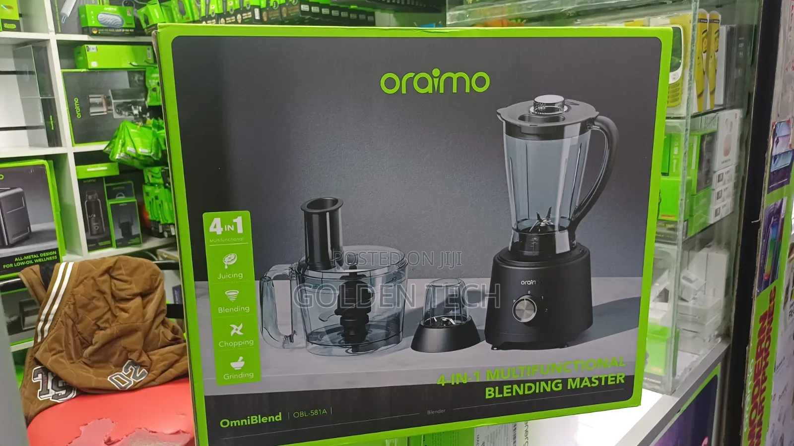 Oraimo OmniBlend 1500W 4-in-1 Multifunctional Blender