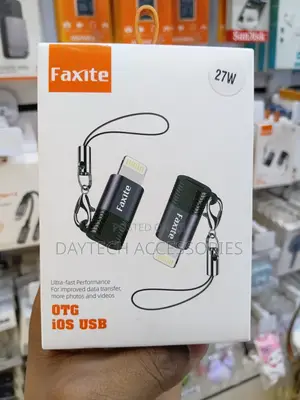 The Faxite Lightning to USB-C OTG Adapter