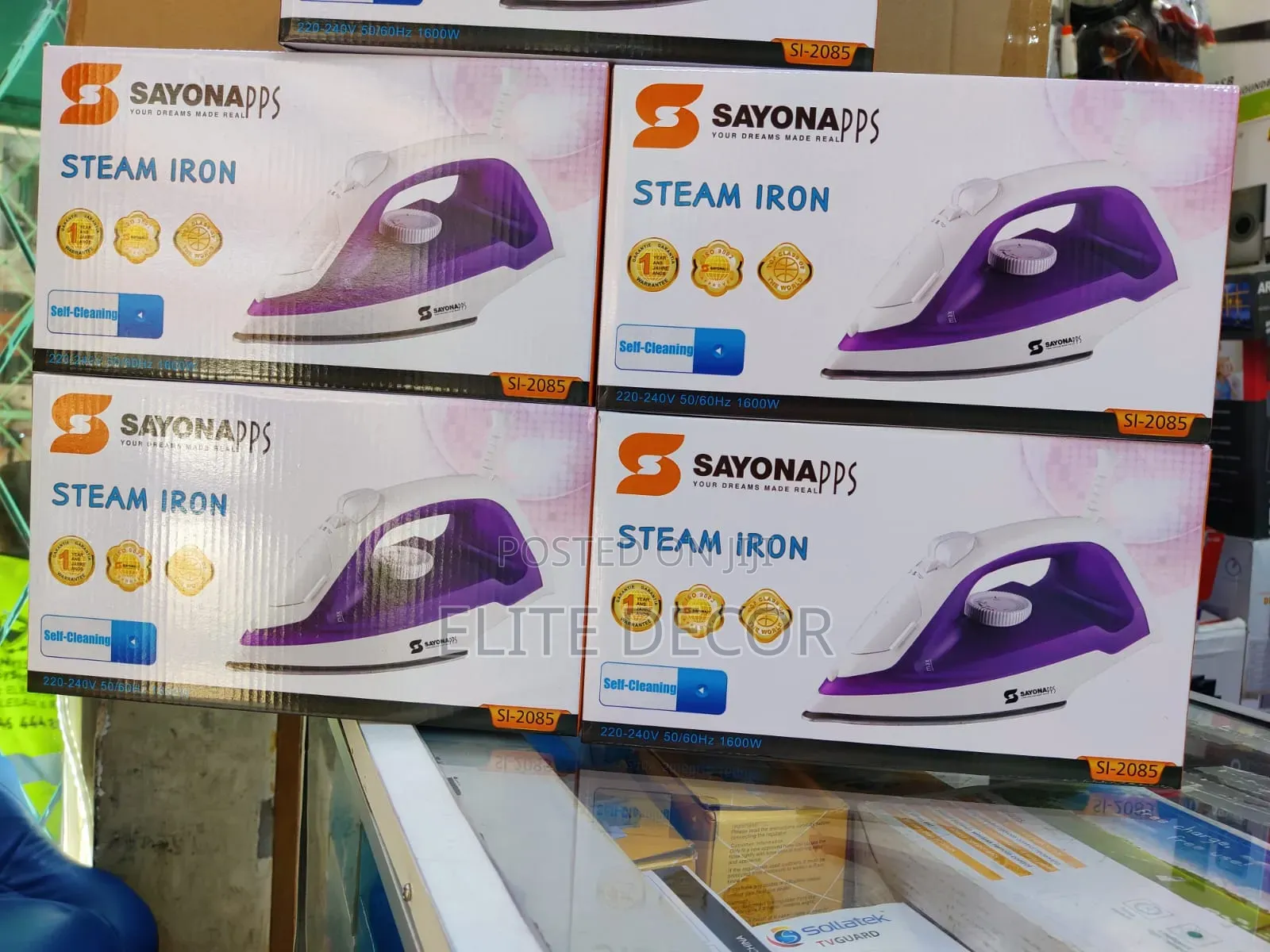 Sayona SI-2085 Steam Iron – Powerful Efficient Clothes Iron