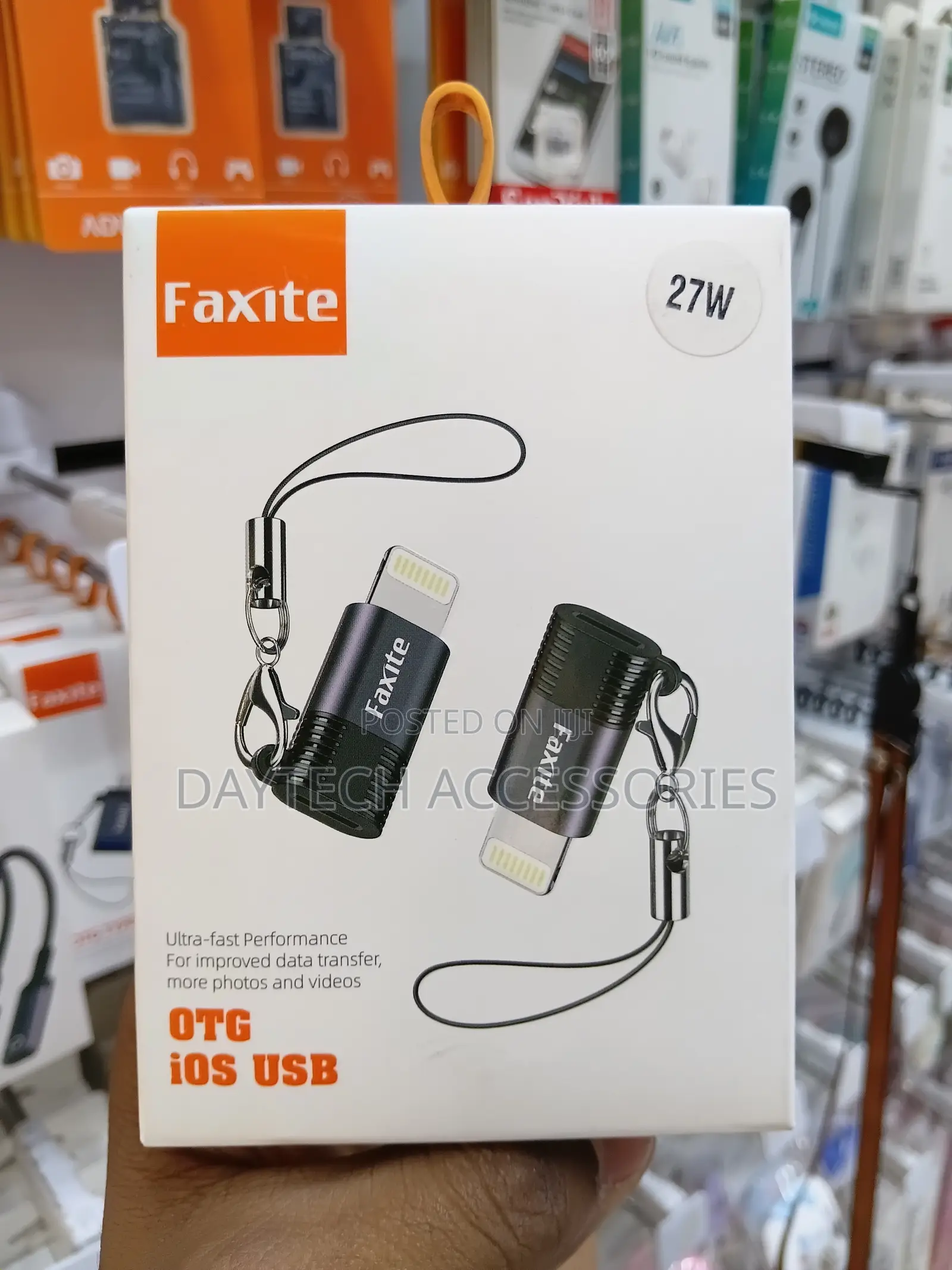 The Faxite Lightning to USB-C OTG Adapter