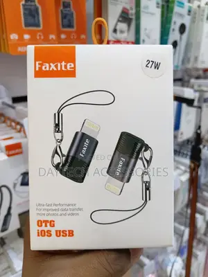 The Faxite Lightning to USB-C OTG Adapter