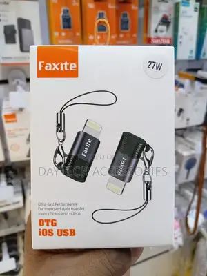 The Faxite Lightning to USB-C OTG Adapter