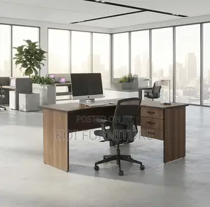 Office Desk; 1200mm Curved Home Office Table With Drawers